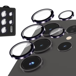 For samsung Lens 9D Aluminium Tempered Glass Camera Cover HD Clear Camera Lens Protector for samsung S24 S25 Plus ultra Edge