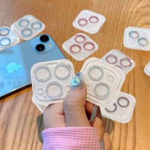9 Colors Bling Diamond Camera Lens Protector for iPhone 11/12/13/14/15/16 Pro & for iPhone Pro Max Mobile Phone Use9 Colors Bling Diamond Camera Lens